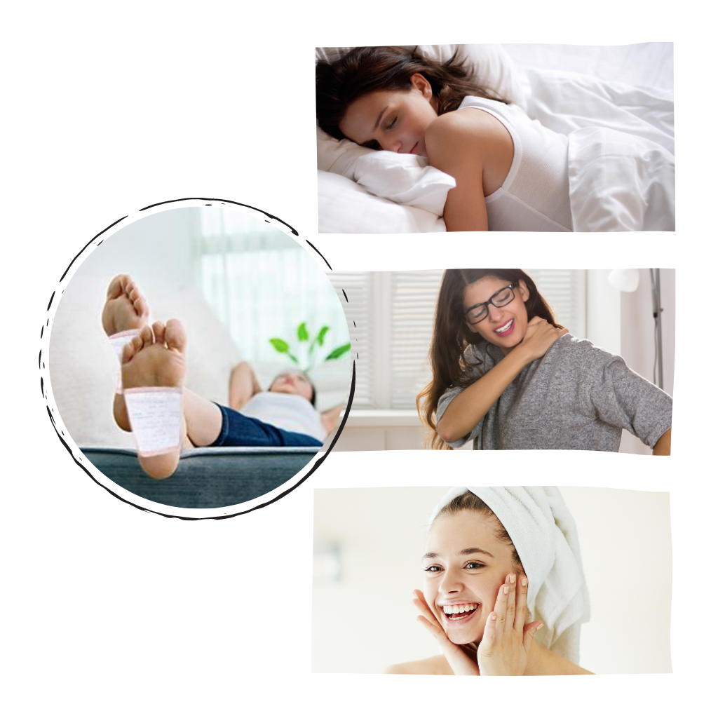 Almohadillas Detox naturales para los pies
