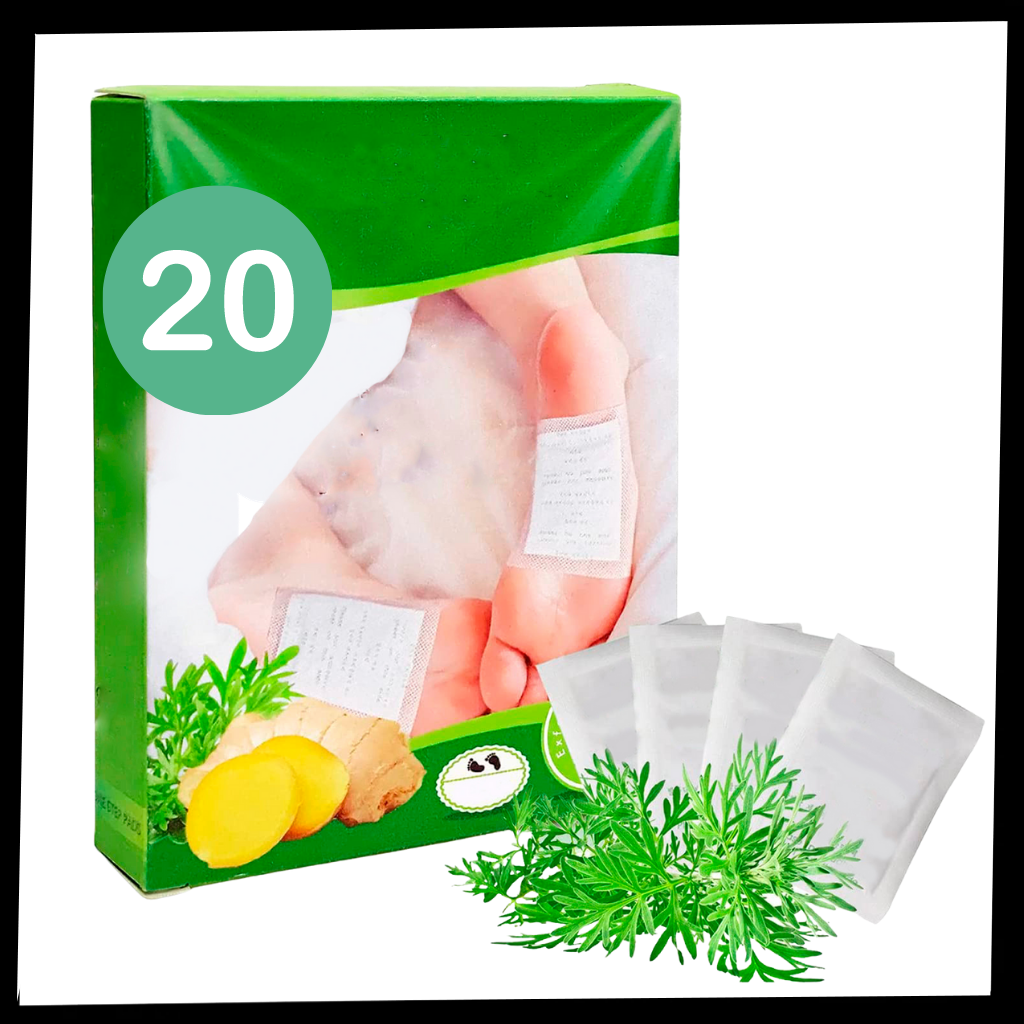 Almohadillas Detox naturales para los pies