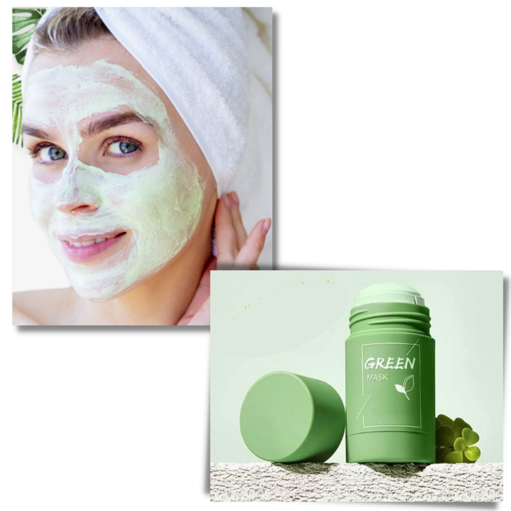 Mascarilla de té verde para eliminar los puntos negros