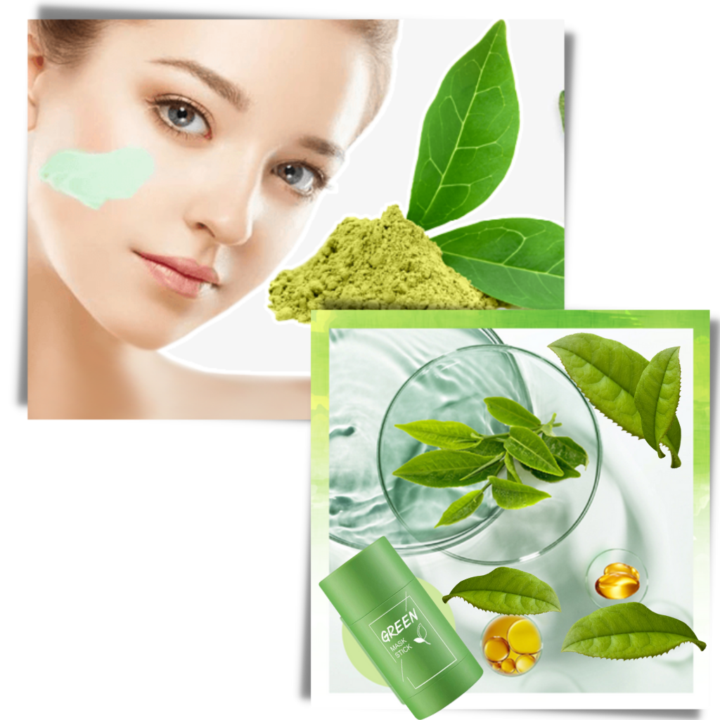 Mascarilla de té verde para eliminar los puntos negros