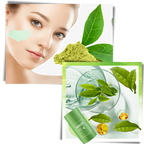 Mascarilla de té verde para eliminar los puntos negros