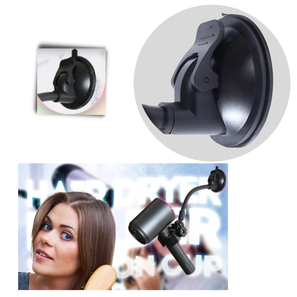 Soporte manos libres para secadora de cabello