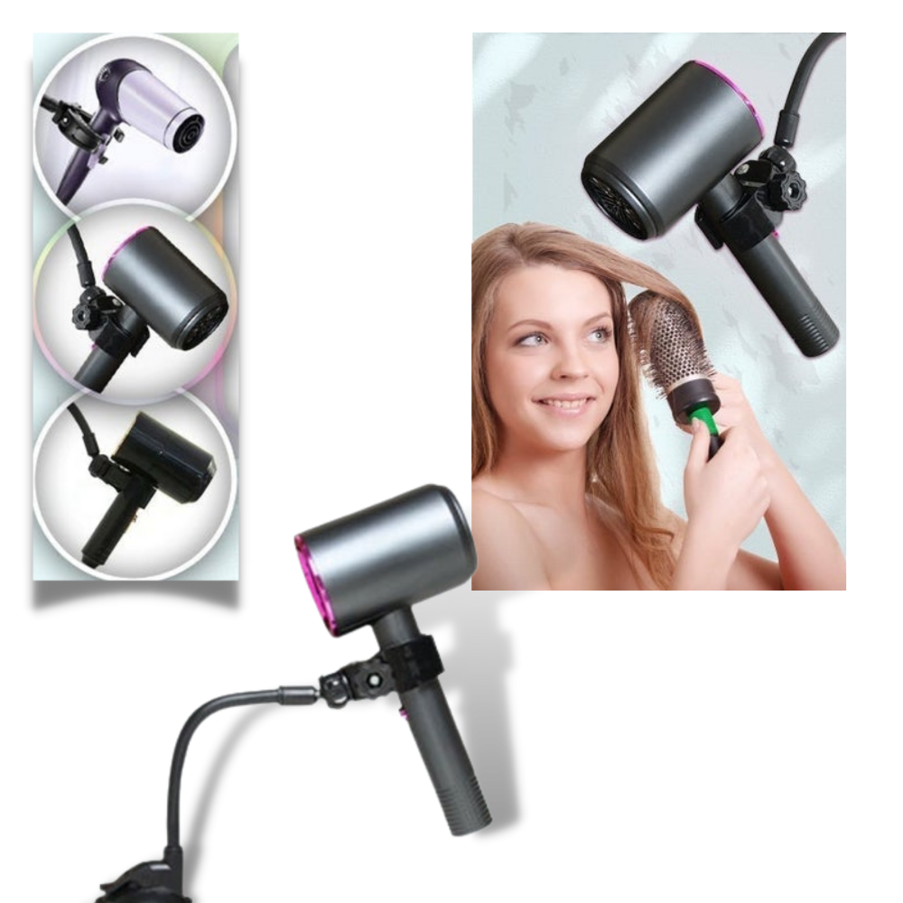 Soporte manos libres para secadora de cabello