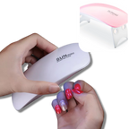 Lámpara de gel para uñas con luz UV y secador LED