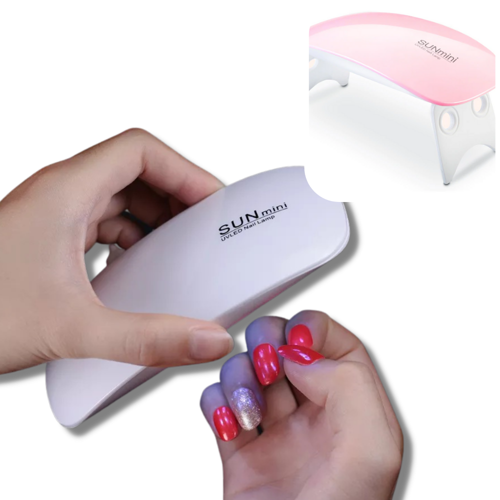 Lámpara de gel para uñas con luz UV y secador LED