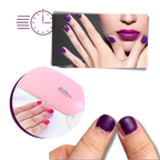 Lámpara de gel para uñas con luz UV y secador LED
