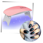 Lámpara de gel para uñas con luz UV y secador LED