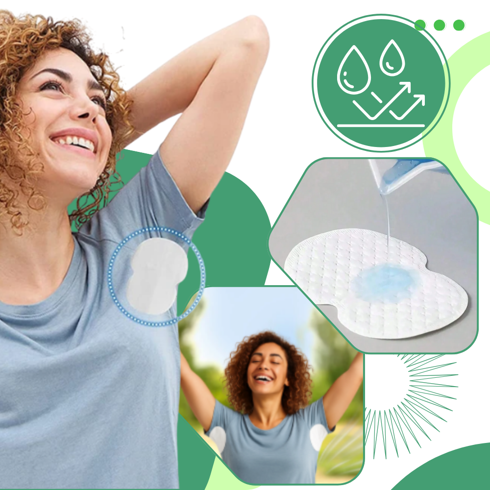 Almohadilla absorbente para el sudor de axilas