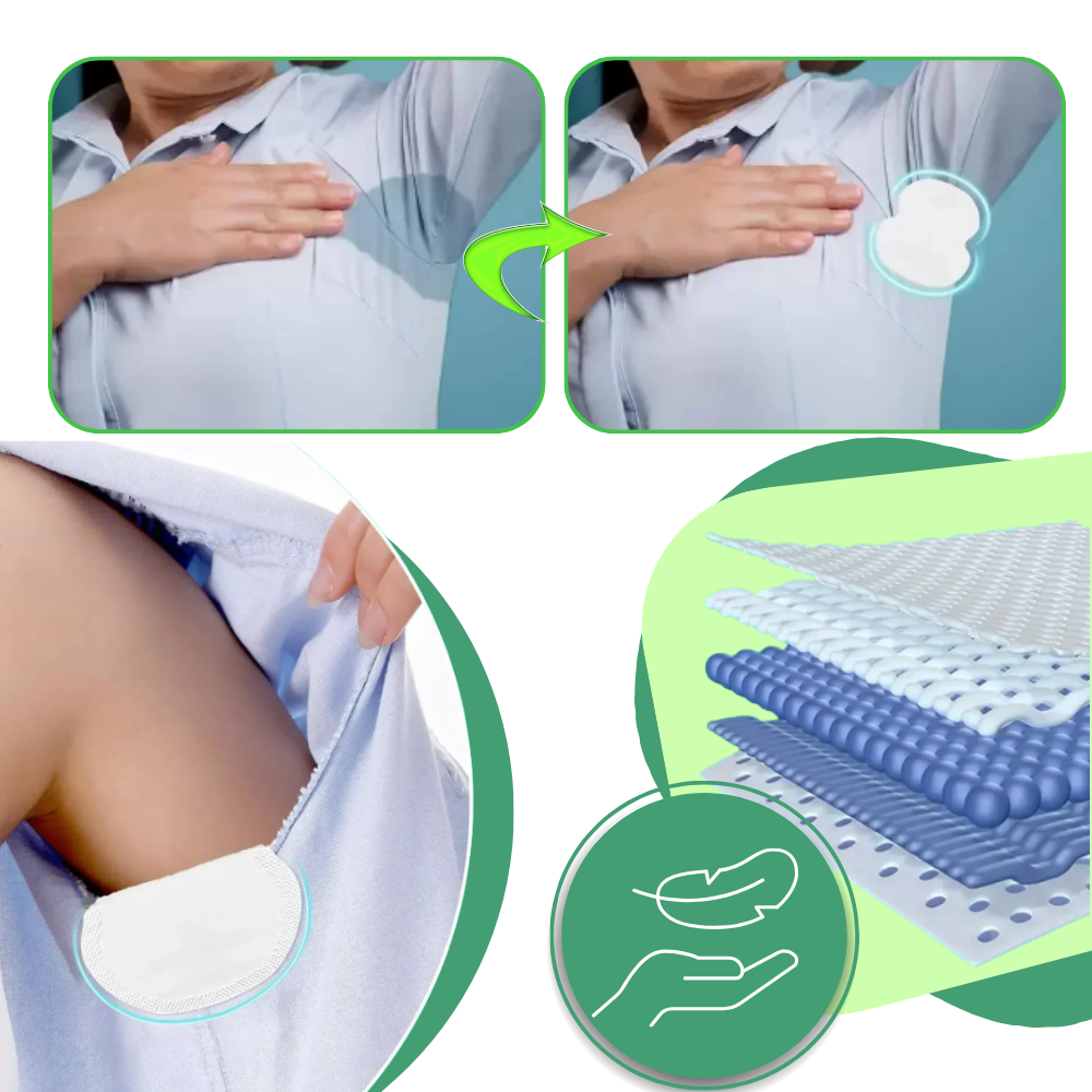 Almohadilla absorbente para el sudor de axilas