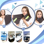 Almohada de viaje ajustable para el cuello