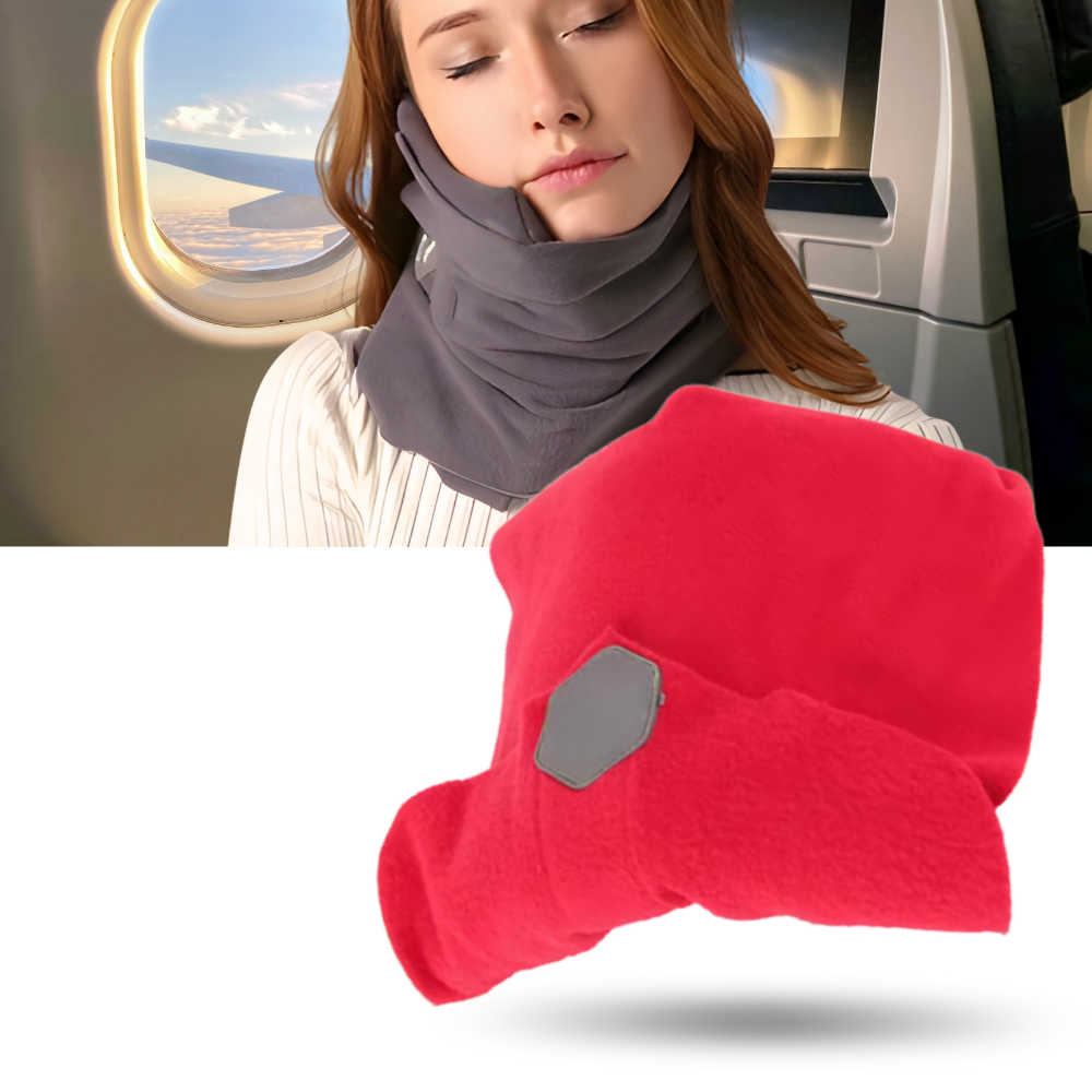 Almohada de viaje ajustable para el cuello
