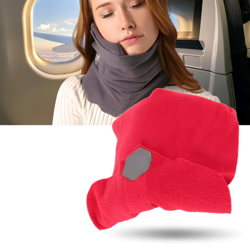 Almohada de viaje ajustable para el cuello
