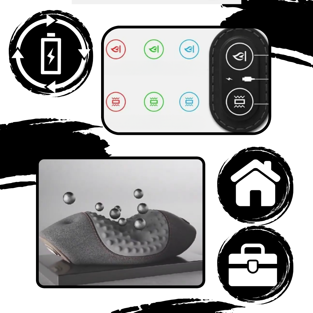 Almohada con calor para el dolor cervical