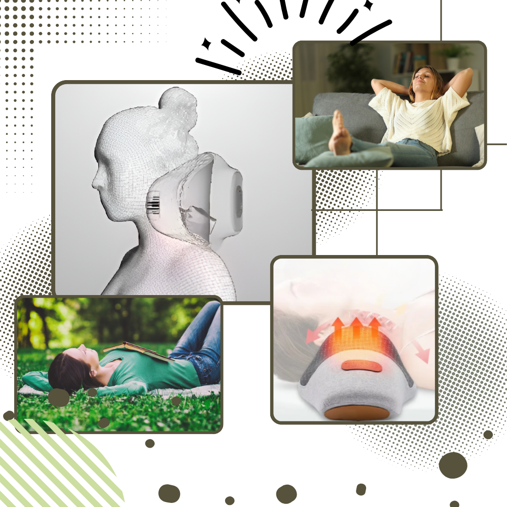 Almohada con calor para el dolor cervical