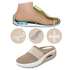 Zapatillas sin cordones con cámara de aire para diabéticos