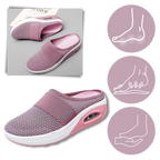 Zapatillas sin cordones con cámara de aire para diabéticos