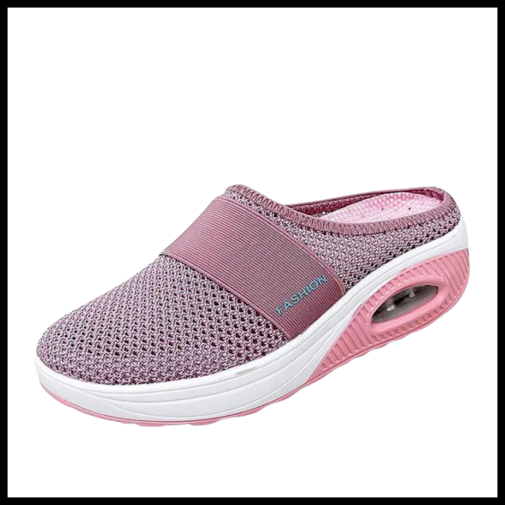 Zapatillas sin cordones con cámara de aire para diabéticos
