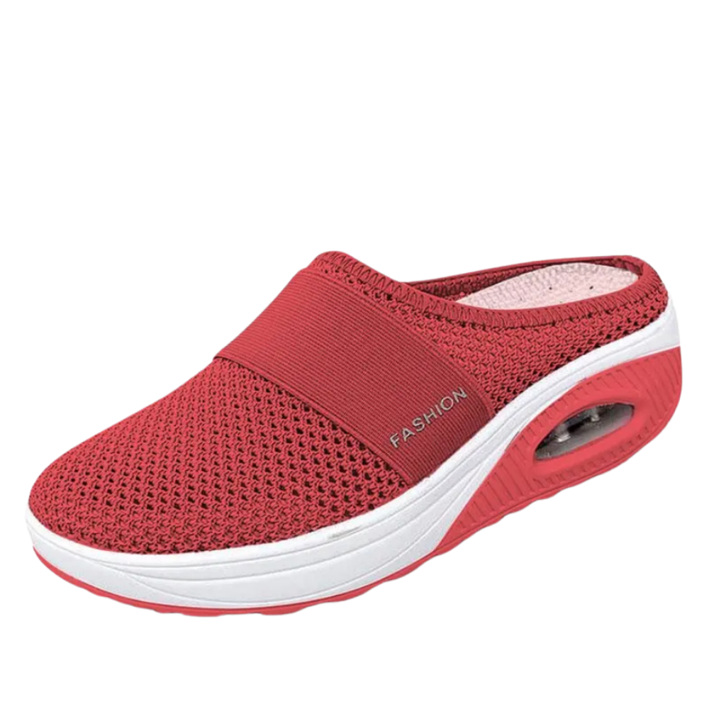 Zapatillas sin cordones con cámara de aire para diabéticos
