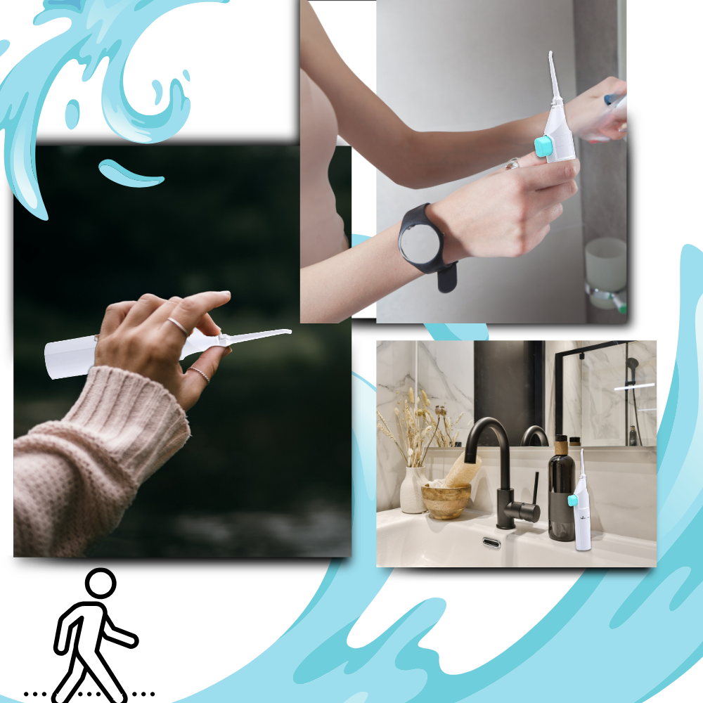 Irrigador dental a base de agua