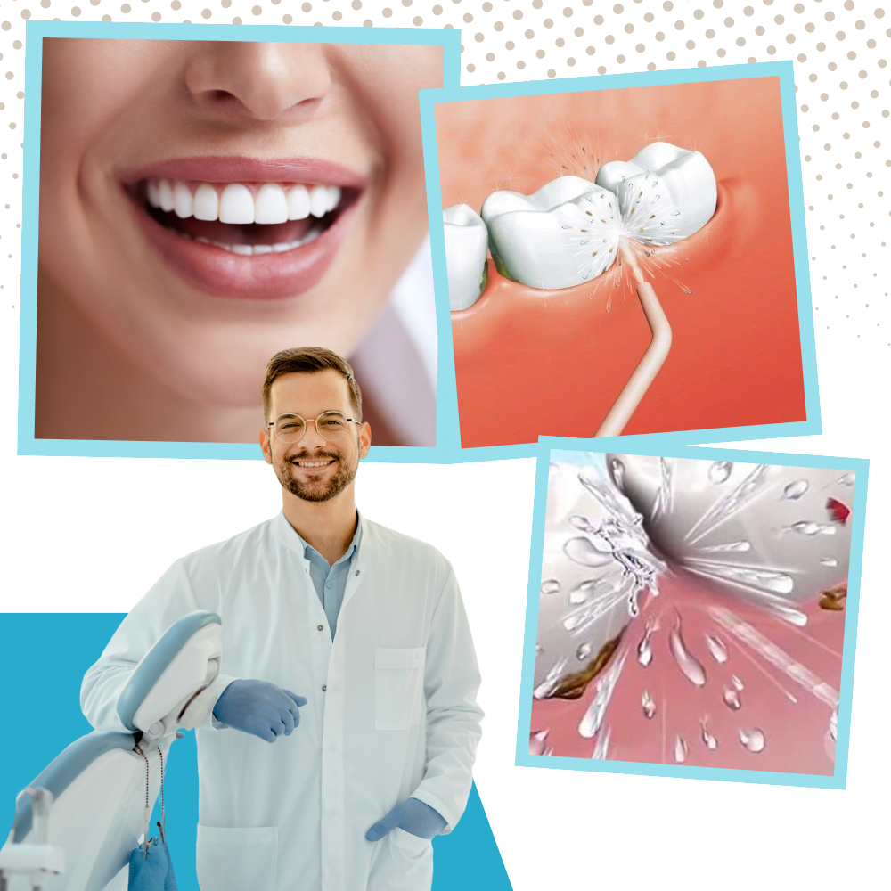 Irrigador dental a base de agua