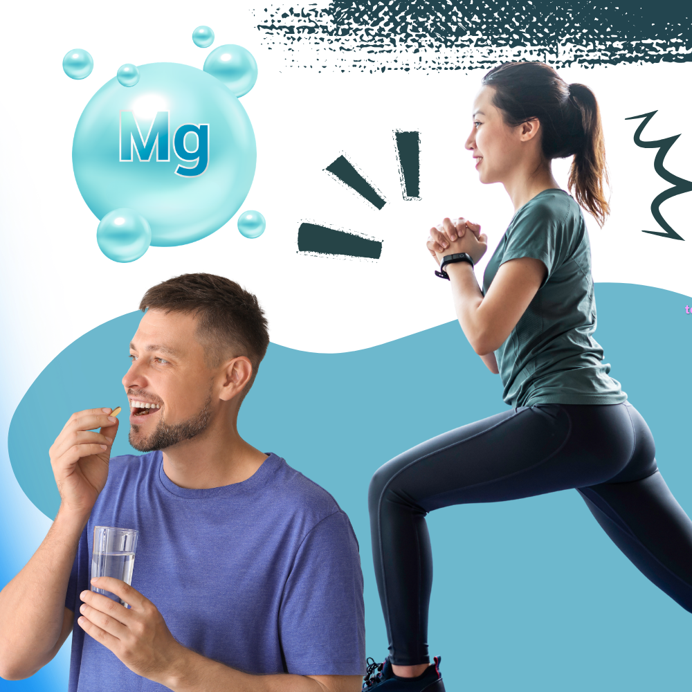 Suplemento vegano equilibrado de glicinato de magnesio