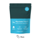 Suplemento vegano equilibrado de glicinato de magnesio