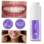 Blanqueador dental púrpura