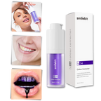 Blanqueador dental púrpura