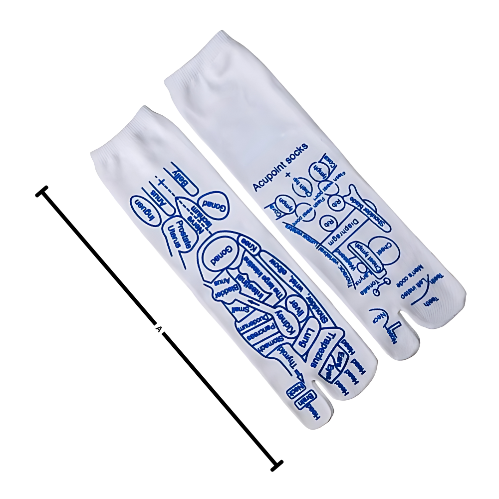 Calcetines de reflexología con tecnología de aumento de la circulación
