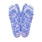 Calcetines de reflexología con tecnología de aumento de la circulación