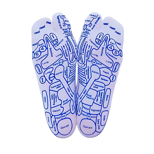 Calcetines de reflexología con tecnología de aumento de la circulación