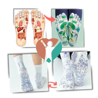Calcetines de reflexología con tecnología de aumento de la circulación