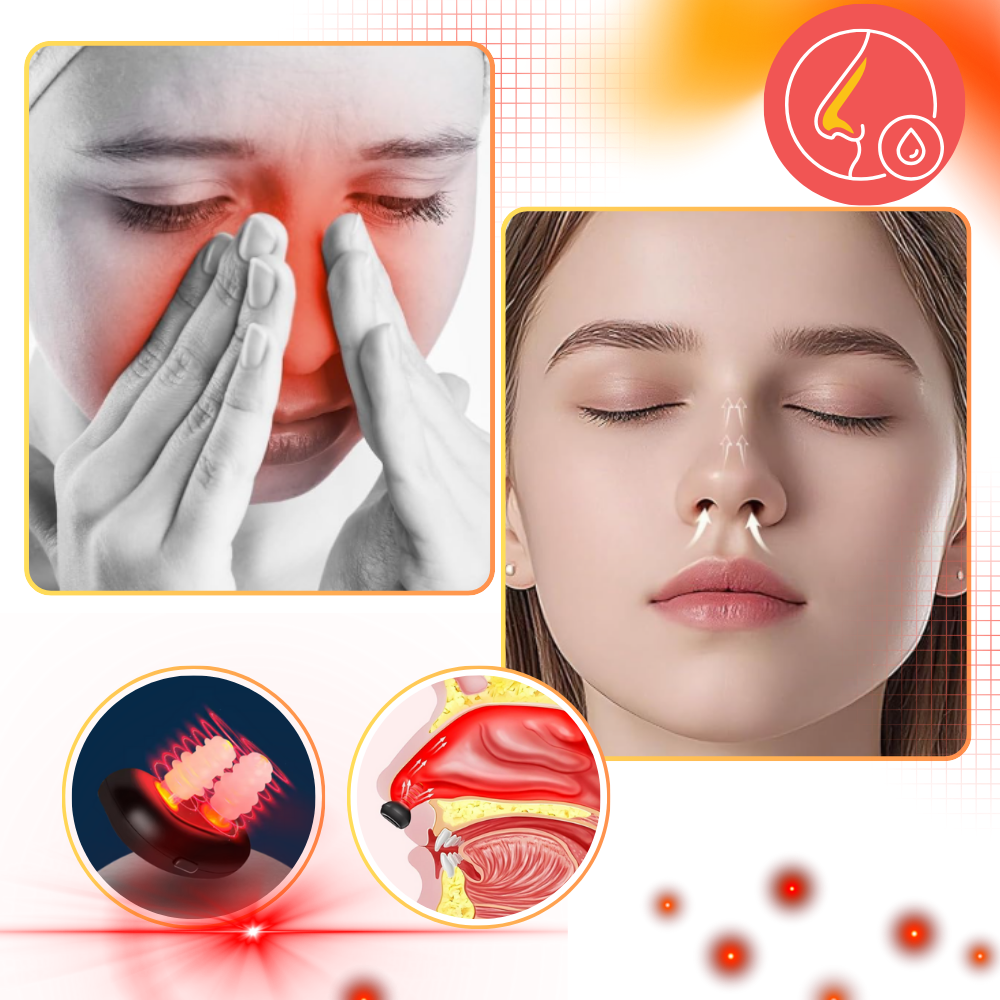 Dispositivo para alivio nasal por inflarrojos
