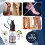 Spray hidratante refrescante para piernas