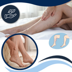 Spray hidratante refrescante para piernas