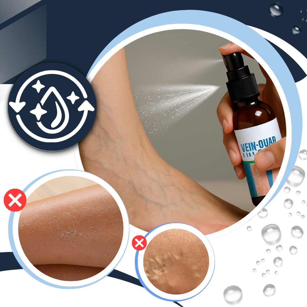 Spray hidratante refrescante para piernas