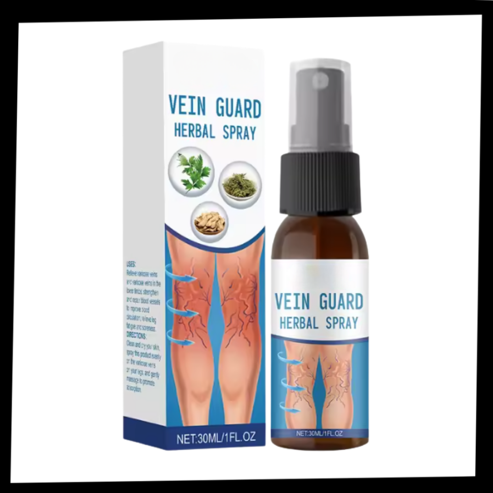 Spray hidratante refrescante para piernas