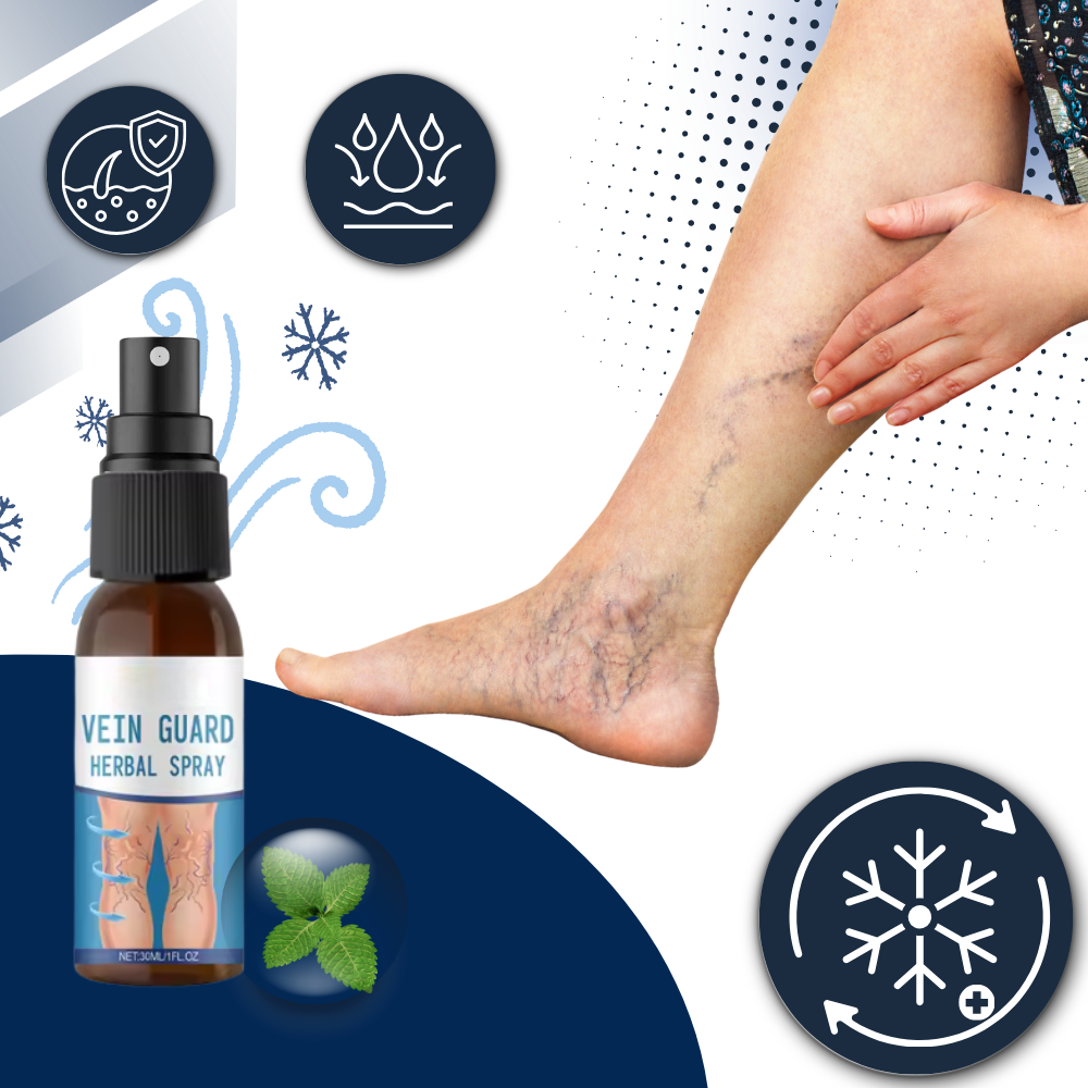 Spray hidratante refrescante para piernas