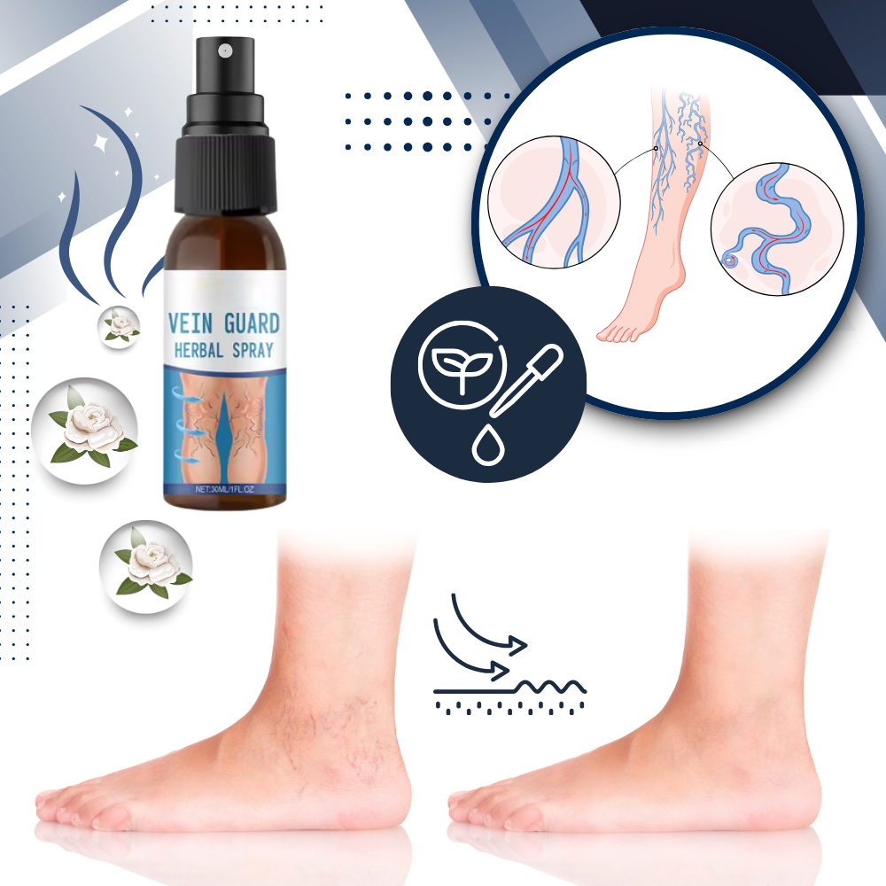 Spray hidratante refrescante para piernas