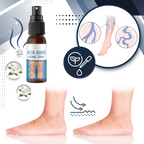 Spray hidratante refrescante para piernas