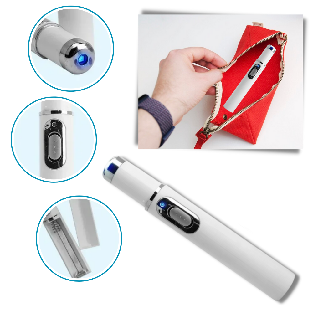 Bolígrafo eliminador de imperfecciones mediante láser