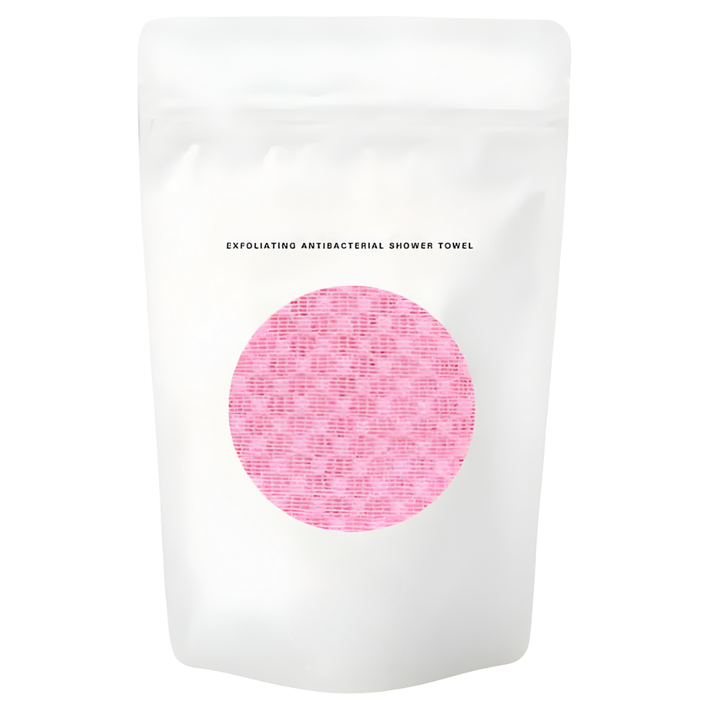 Toallita exfoliante de doble textura