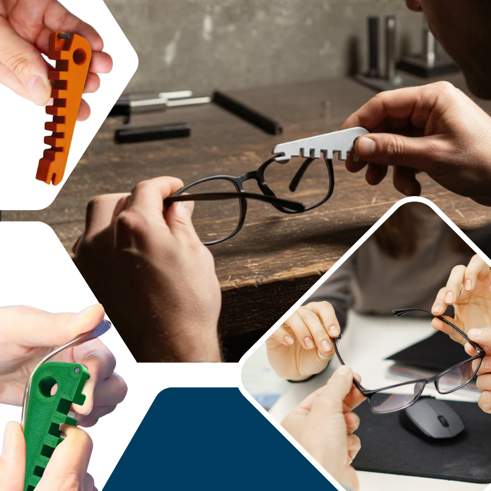 Estructura ergonómica Herramienta de ajuste de gafas de seguridad