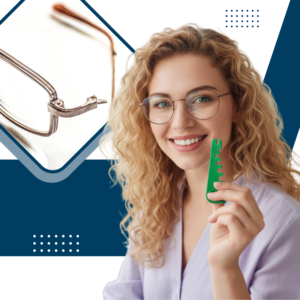 Estructura ergonómica Herramienta de ajuste de gafas de seguridad