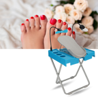 Reposapiés ergonómico con LED para pedicura
