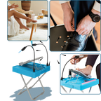 Reposapiés ergonómico con LED para pedicura