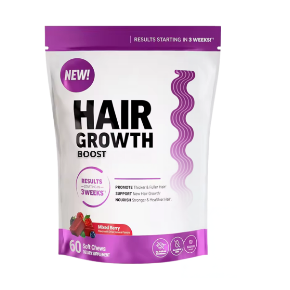 Gominolas de biotina para el cabello con sabor afrutado