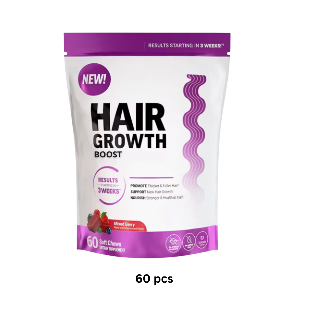 Gominolas de biotina para el cabello con sabor afrutado