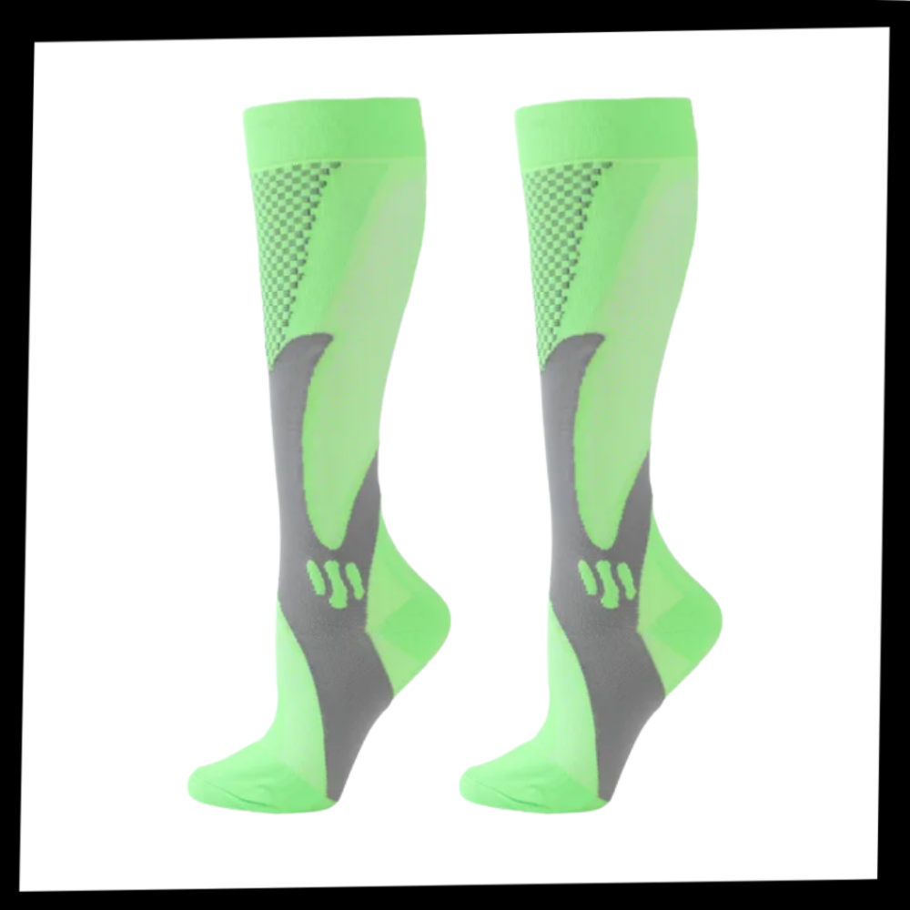 Calcetines de compresión funcionales y elegantes