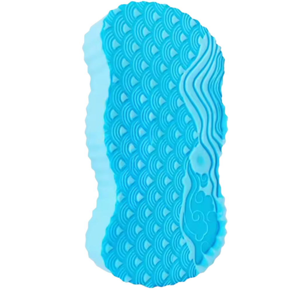 Esponja de baño sueva y exfoliante